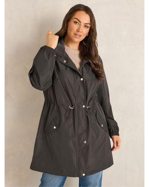 Evans Gray Lightweight Rain Jacket