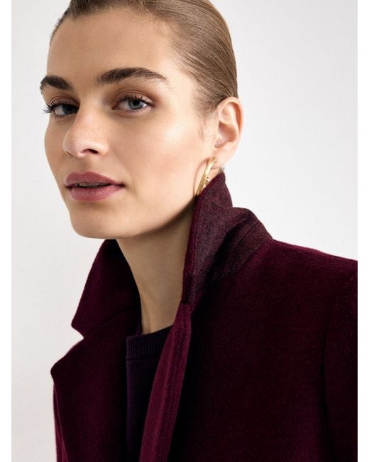 Phase Eight Red Lydia Wool Coat
