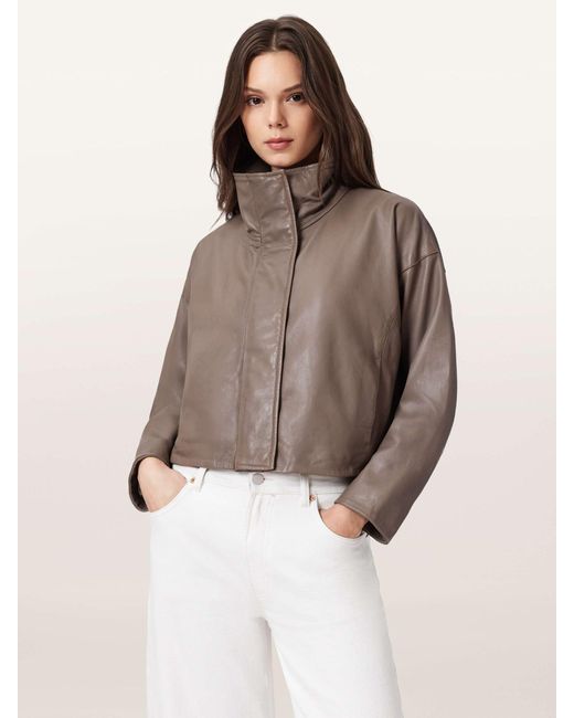 AllSaints Brown Allsaints Ryder Jacket
