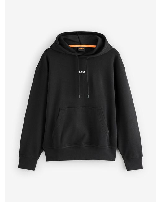 Boss Black Regular Fit Logo Hoodie for men