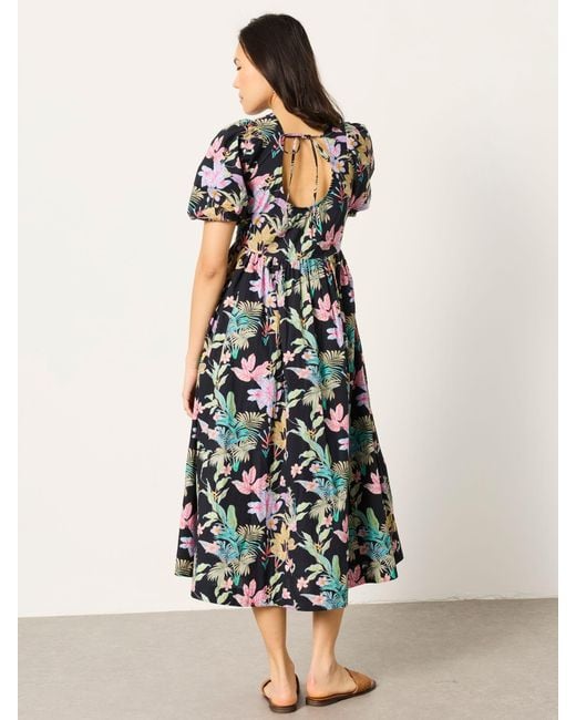 FatFace Black Fatface Bria Midi Dress