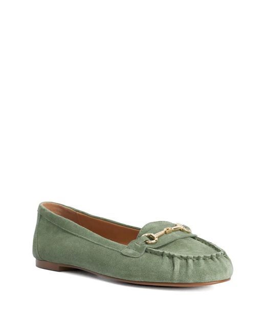 Dune Green Guno Loafers