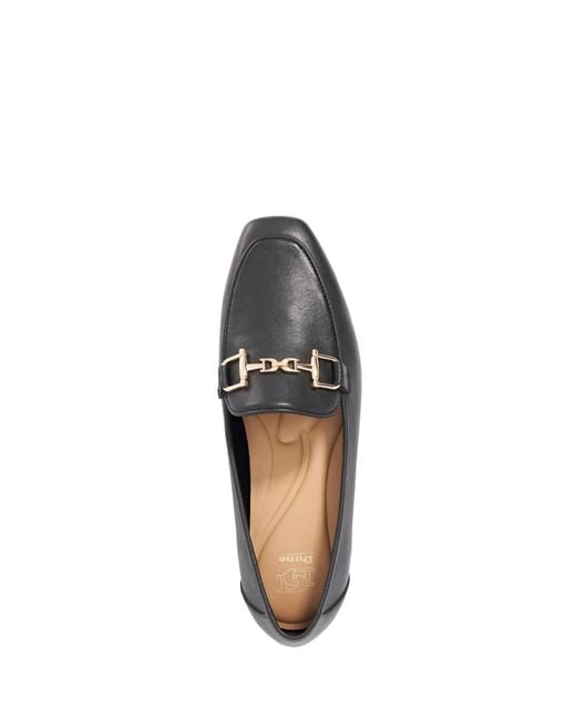 Dune Gray Leather Grained Branded Snaffle Trim Loafers