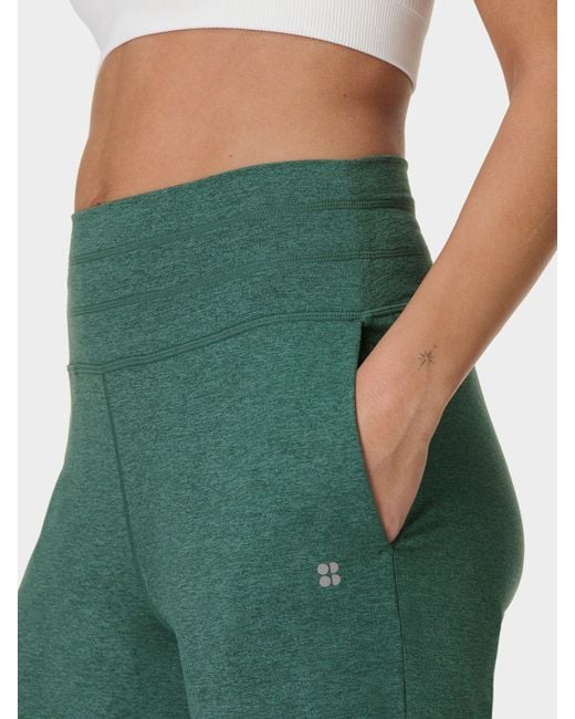 Sweaty Betty Green 29 Inch Inside Seam Gaia Performance Joggers