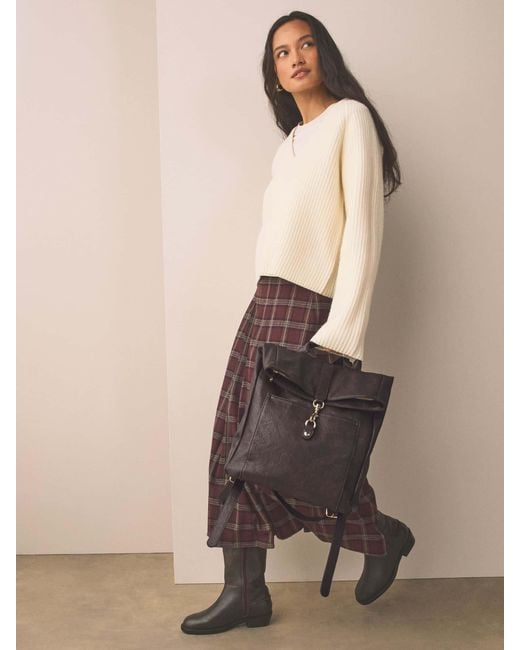 Next Gray Slouchy Backpack