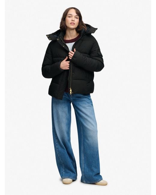 Superdry Black Premium Ripstop Puffer Jacket