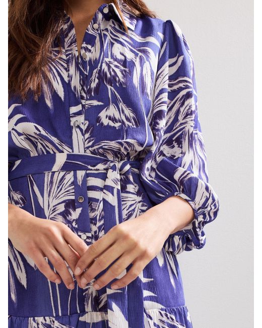 Phase Eight Purple Coralie Shirt Dress