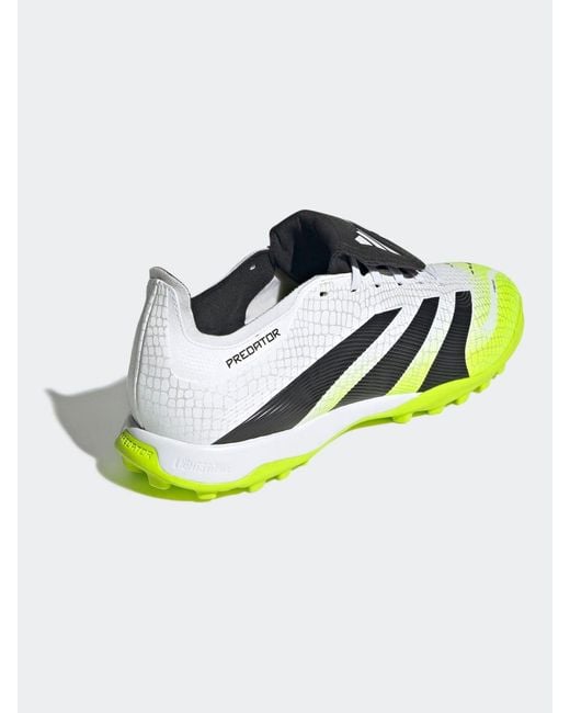 Adidas Green Adult Predator League Fold-Over Tongue Turf Boots for men