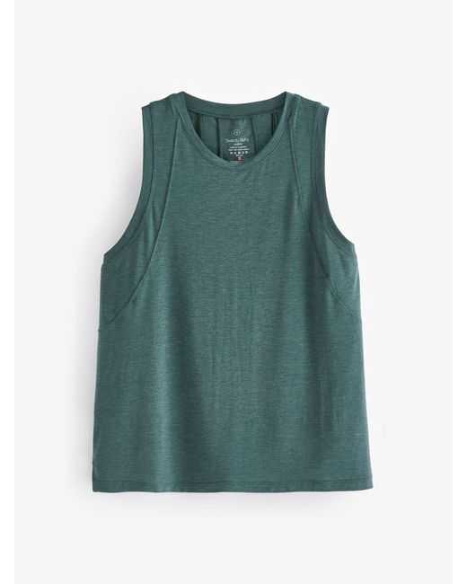 Sweaty Betty Green Soft Flow Studio Vest