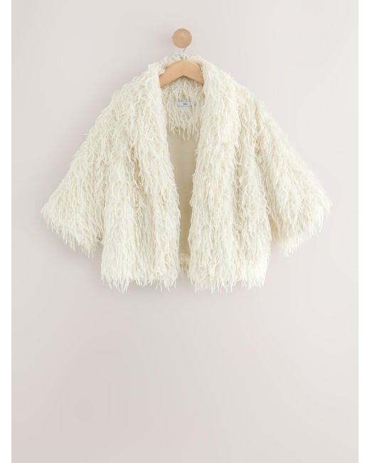 Next Natural Feather Look Jacket