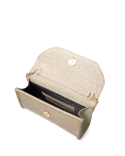 Dune Gray Bellini Clutch Mit Umschlag Und Bordürendetail