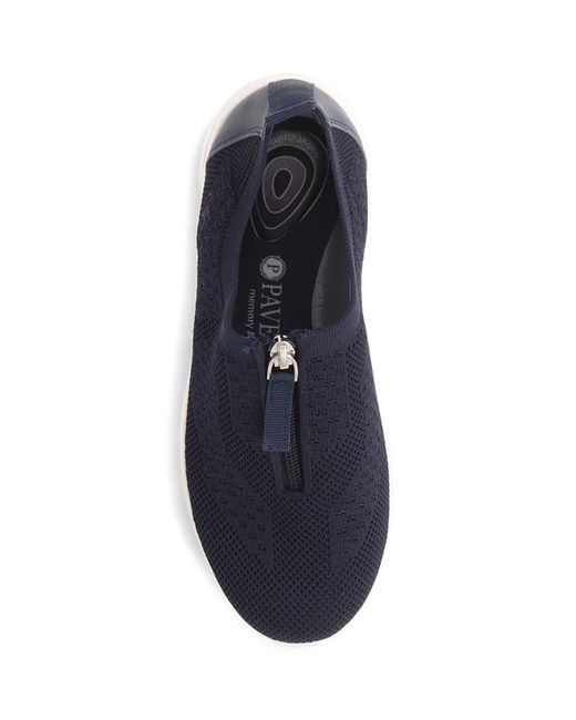 Pavers Blue Memory Foam Trainers