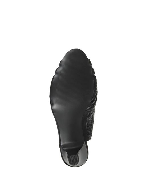 Pavers Black Slingback Evening Heels