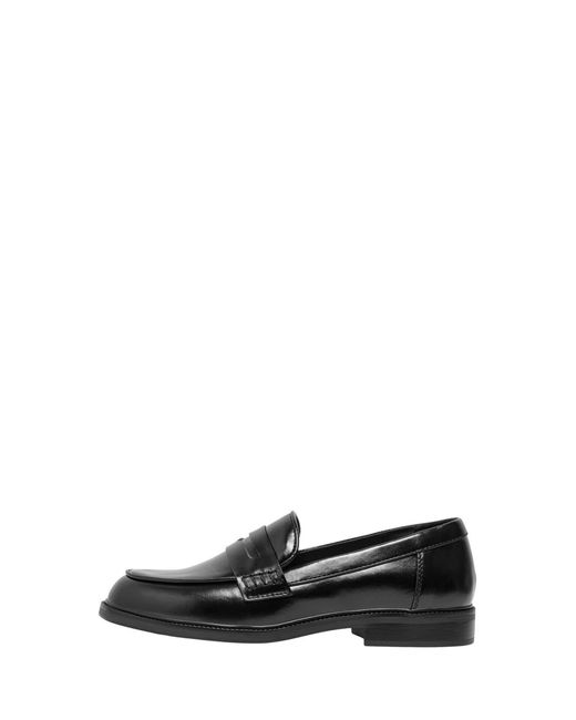 ONLY White Classic Flat Loafers