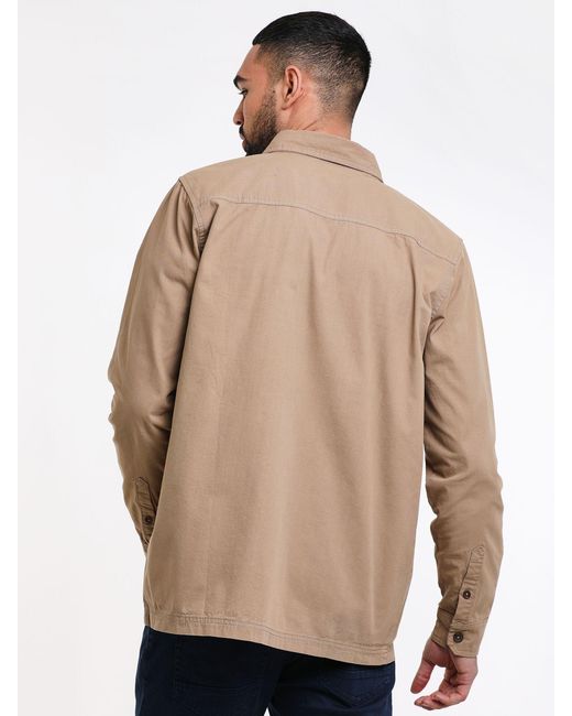 Threadbare Leichte Hemdjacke in White für Herren