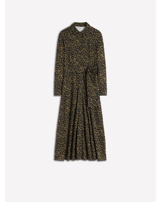 Boden Brown Marcia Jersey Shirt Dress