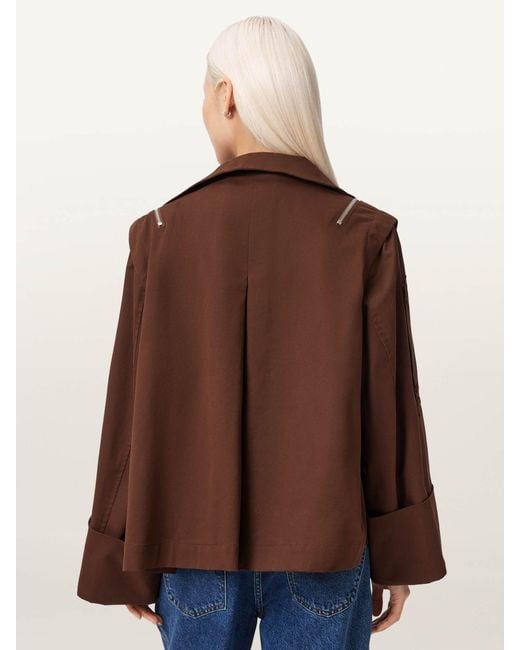 AllSaints Brown Allsaints Leighton Jacket