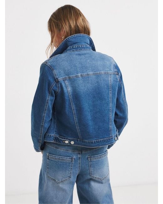 JD Williams Blue Ultimate Stretch Denim Jacket