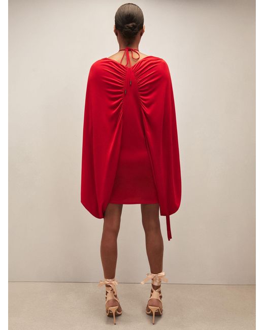 Reiss Red Royal Ballet Batwing Dress