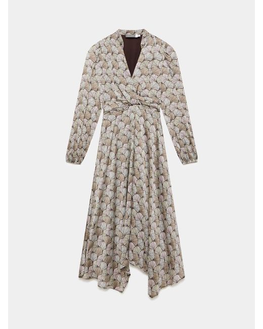 Mint Velvet Women's White Geo Print Midi Dress Mint Velvet Women's White Geo Print Midi Dress