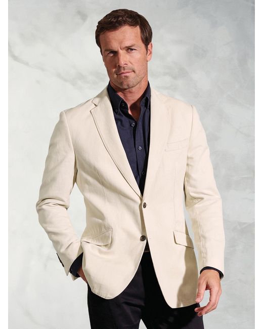 Brook Taverner Natural Garment Washed Jacket for men