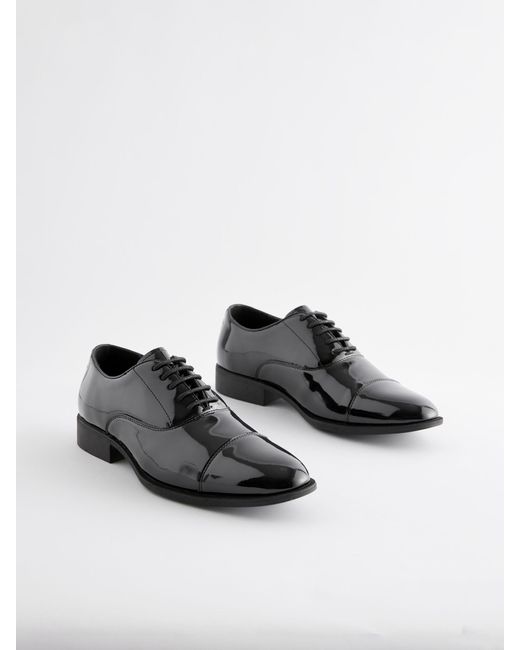 Next Patent Oxford Schuhe Mit Zehenkappe Shoes in Blue für Herren