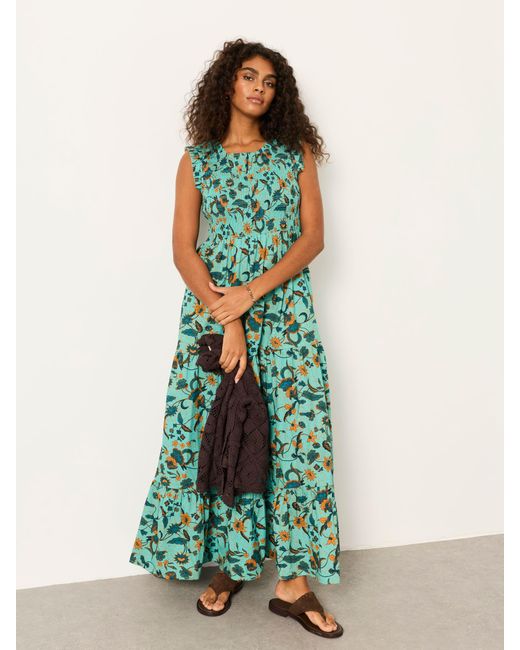 fat face maxi dresses Fat Face Size 14 Copper + Black Floral MIDI Maxi Dress Devore Long Stunning