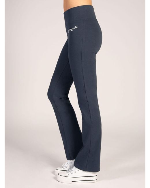 Pineapple Blue Bootcut Jersey Trousers