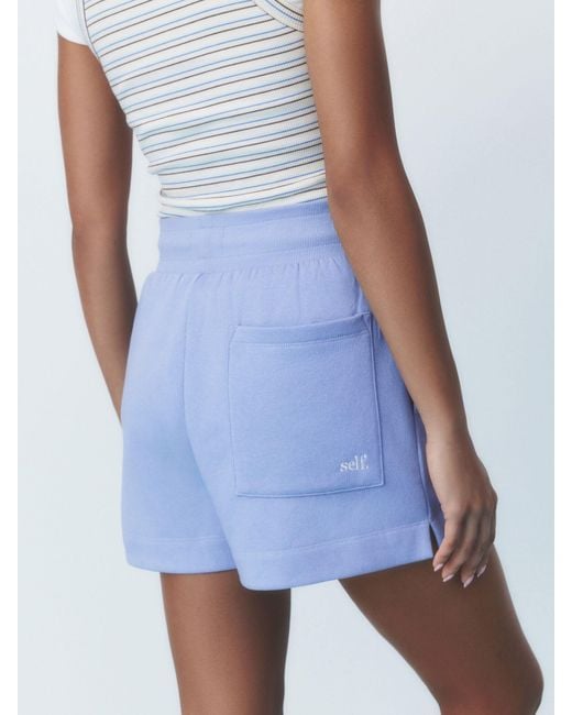 Self Blue Shorts