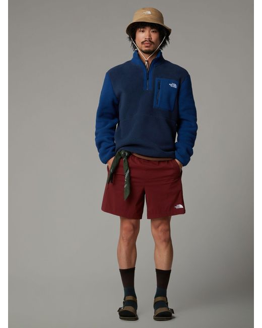 The North Face Blue Yumiori Quarter Zip Fleece for men