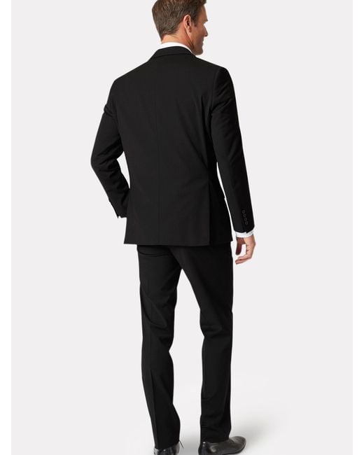 Brook Taverner Black Suit Jacket for men