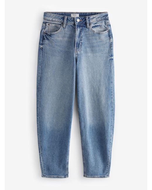Next Blue Authentische Barrel Jeanseu 34 Regular (Uk 6 R)