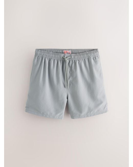 Next Gray Essential Swim Shorts for men