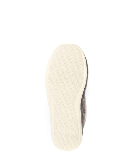 Pavers Gray Dark Polka Dot Slippers