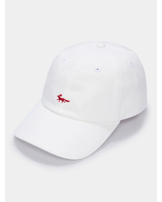 aubi White Strubby Cap for men