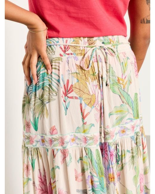 FatFace Green Fatface Jayla Maxi Skirt