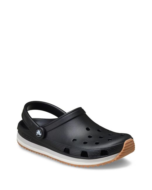 CROCSTM White Classic Retro Runner Clogs for men