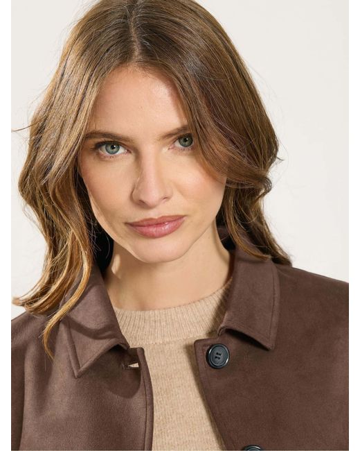 M Com Brown Button Through Jacket