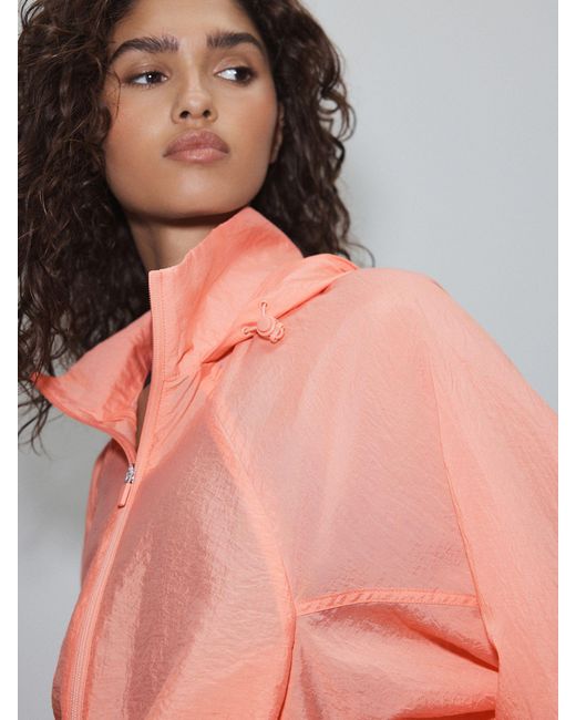 Next Pink Peach Active Lightweight Running Jacket