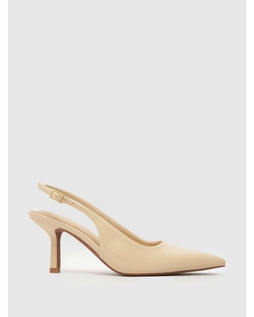 Schuh Natural Selene Slingback Point Shoes