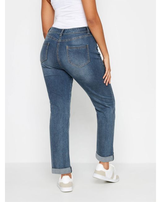 M Com Blue Boyfriend Jeans