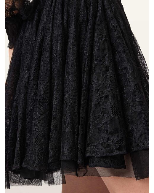 AllSaints Black Allsaints Athena Lace Skirt