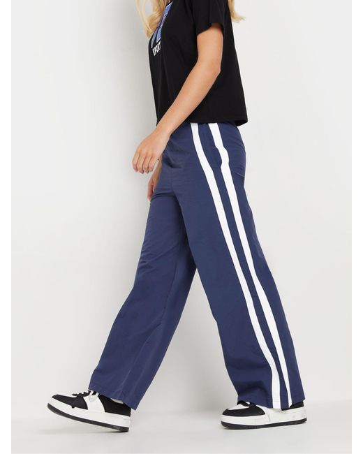 PixieGirl Petite Blue Shell Toggle Waist Trousers