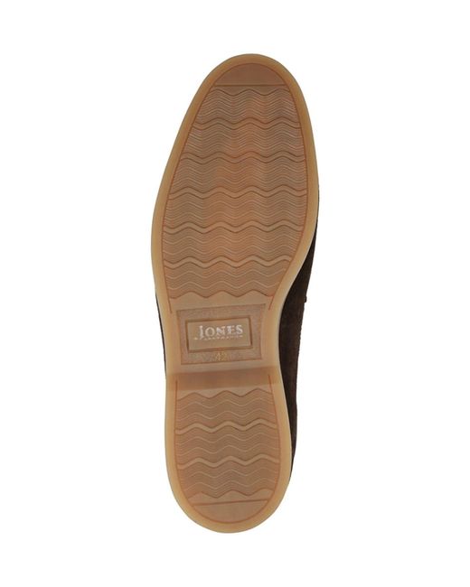 Jones Bootmaker Black Raiden Suede Loafers for men