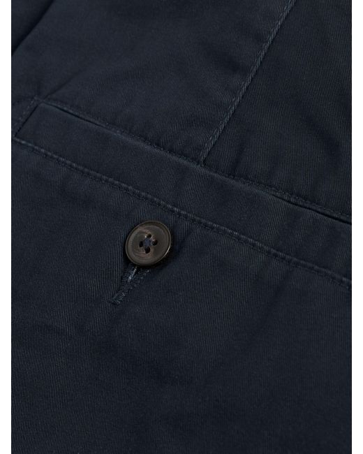 Next Blue Straight Fit Stretch Chinos Shorts for men