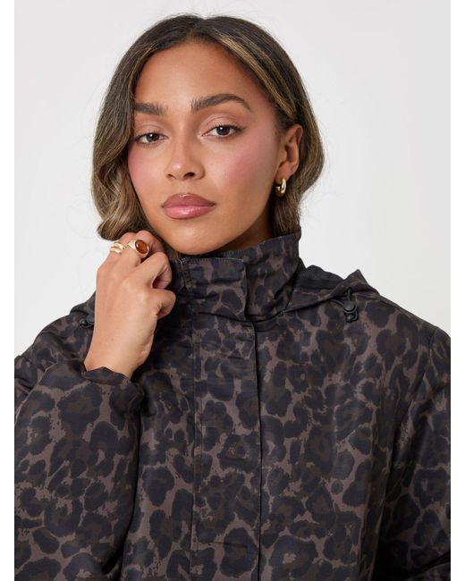 Threadbare Gray Showerproof Funnel Neck Windbreaker