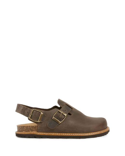 Celtic & Co. Brown Welt Sole Slingback Clogs