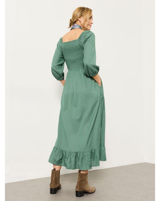 FatFace Green Fatface Adele Regular Midi Dress