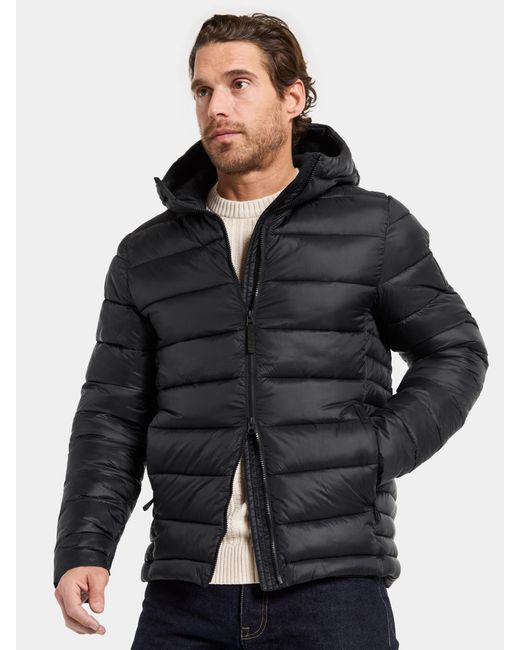 Didriksons Black Ed Puffa Coat for men
