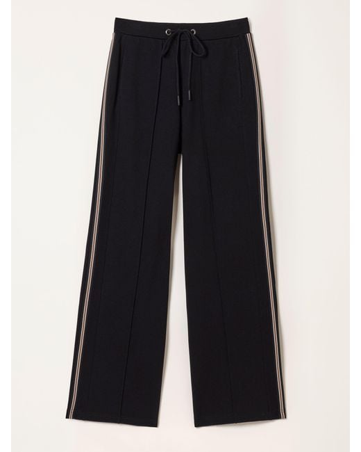 FatFace Blue Ely Side Stripe Trousers